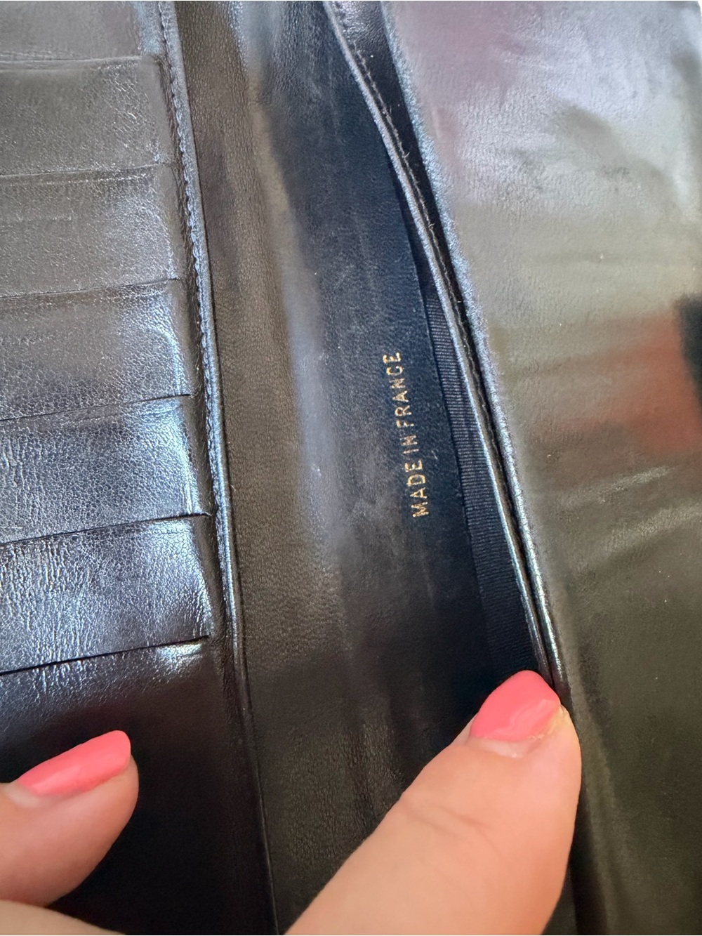 CHANEL Vintage Black Leather CC Logo Long Wallet - Picture 14 of 14